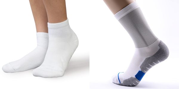 sublimation socks white
